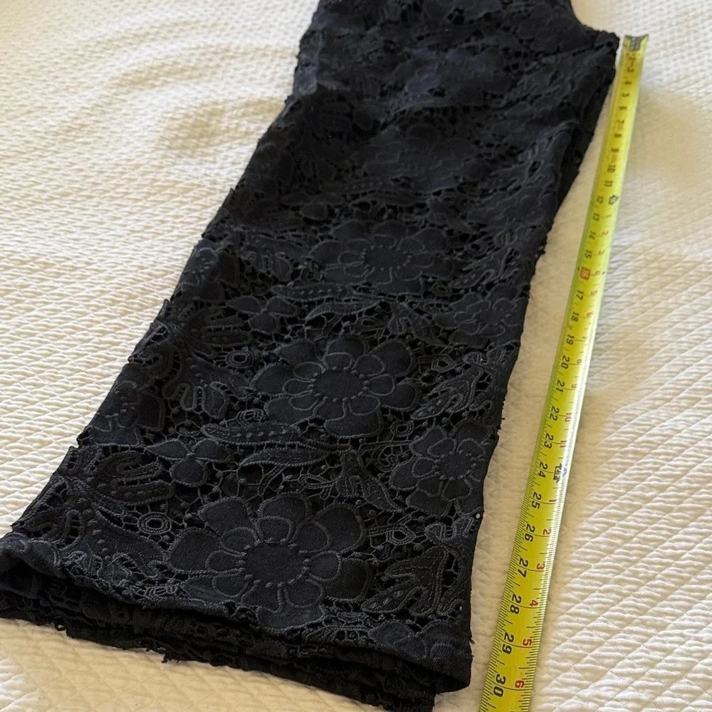 The Noli Shop Black Lace Floral Pants size 30 - Picture 13 of 16